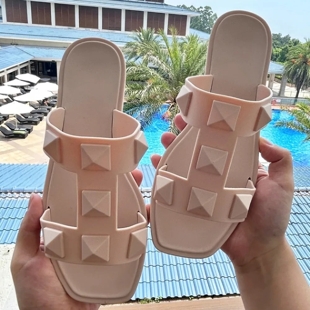 Rivet Roman Flat Sandals
