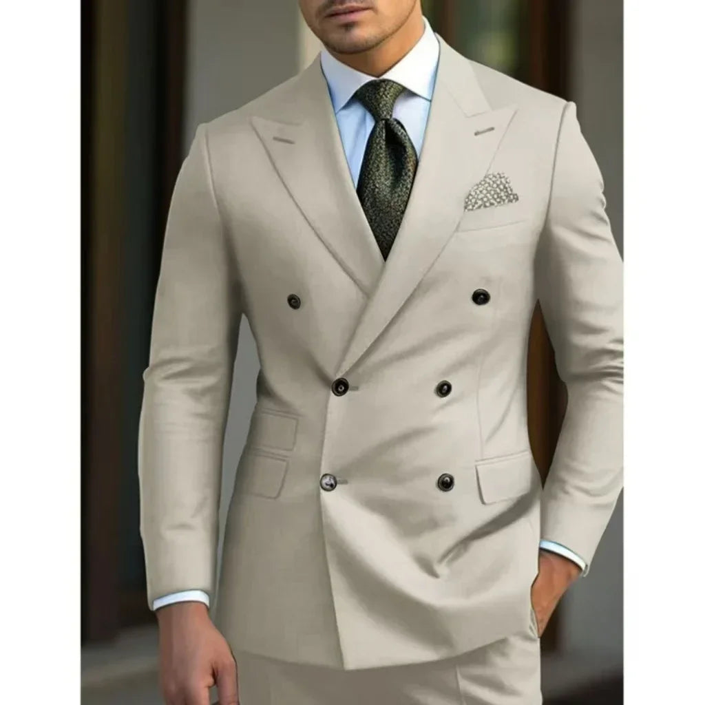Men’s Summer Slim Suit Set