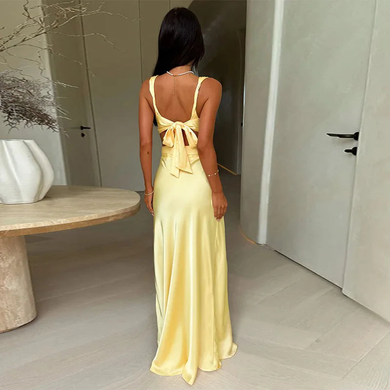 Deep V Bodycon Dress