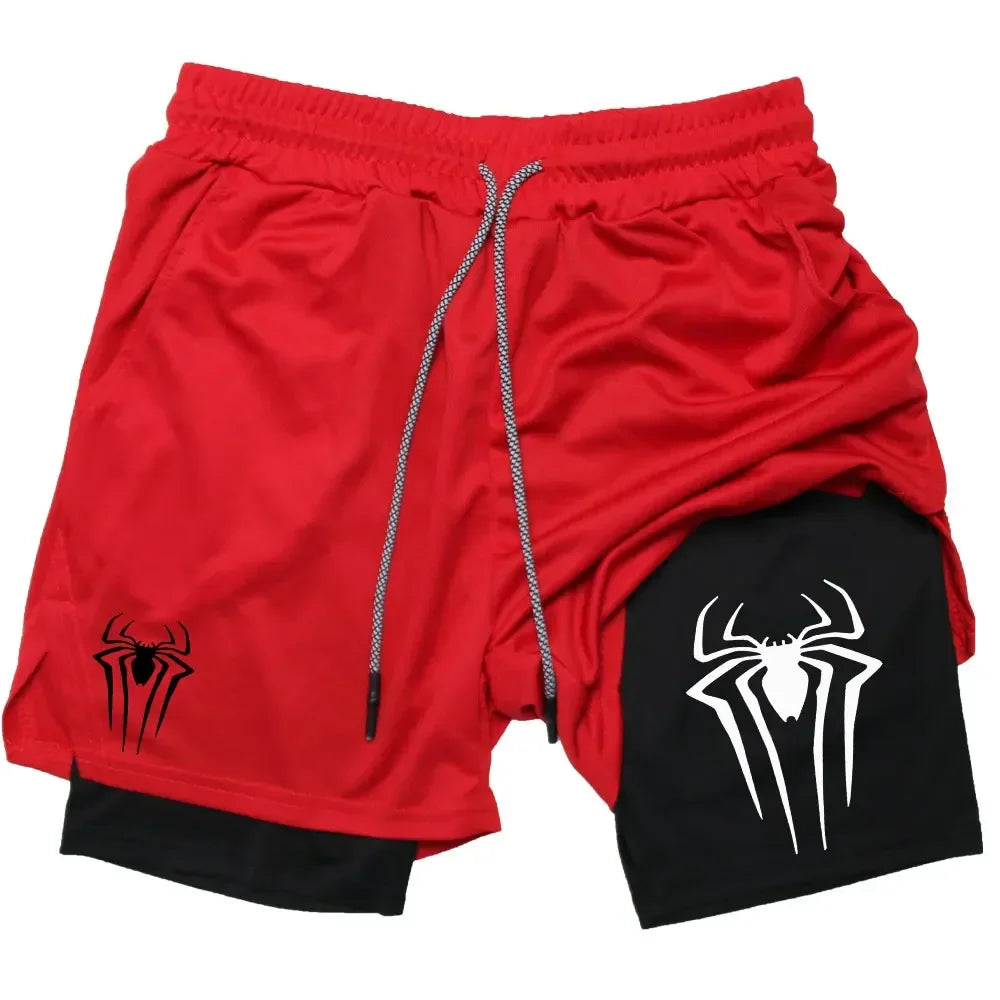 Anime Printed Gym Shorts
