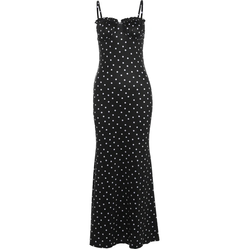 Polka Dot Spaghetti Strap Dress