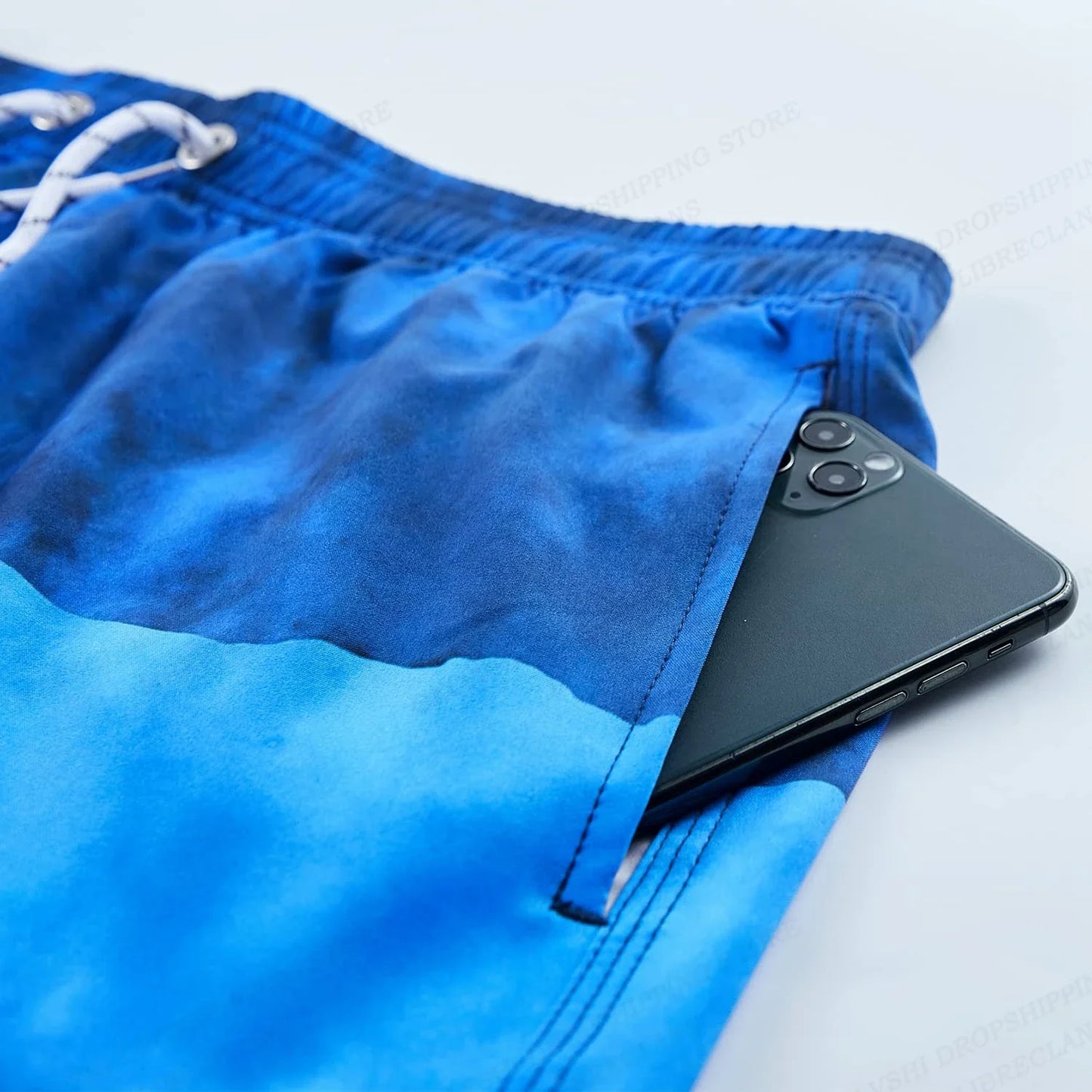 Men’s Gradient Graphic Swim Shorts