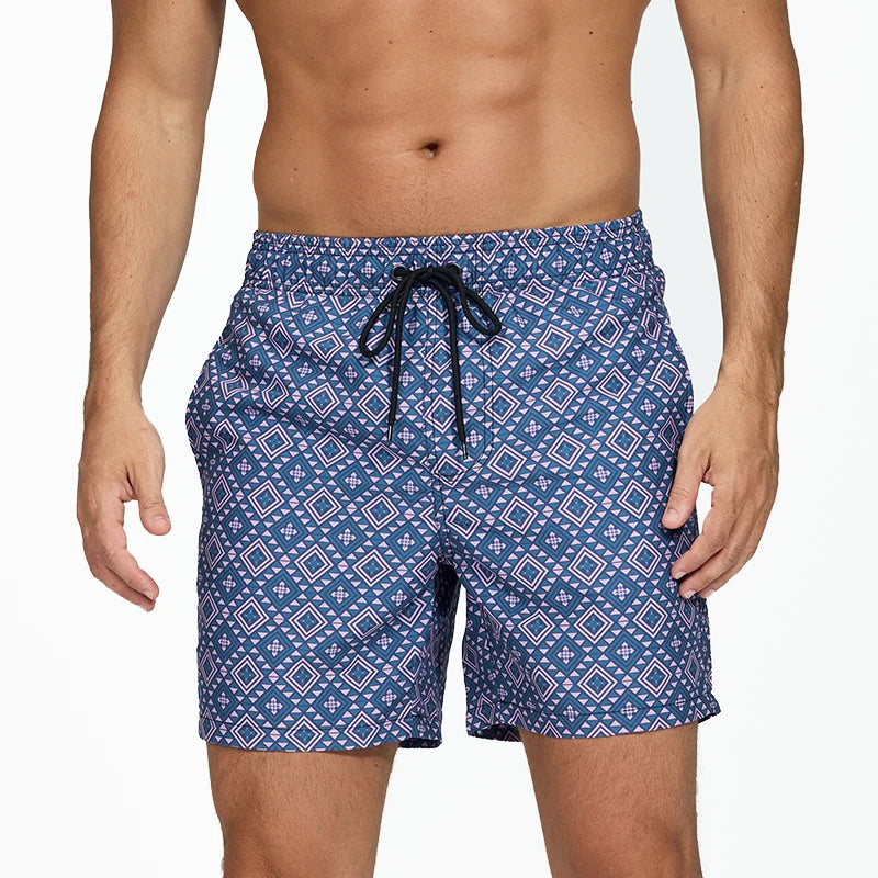 Men’s Summer Beach Print Shorts