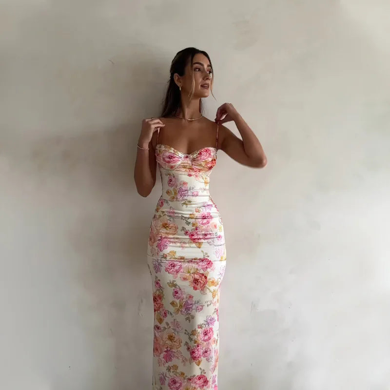 Floral Split Mini Dress