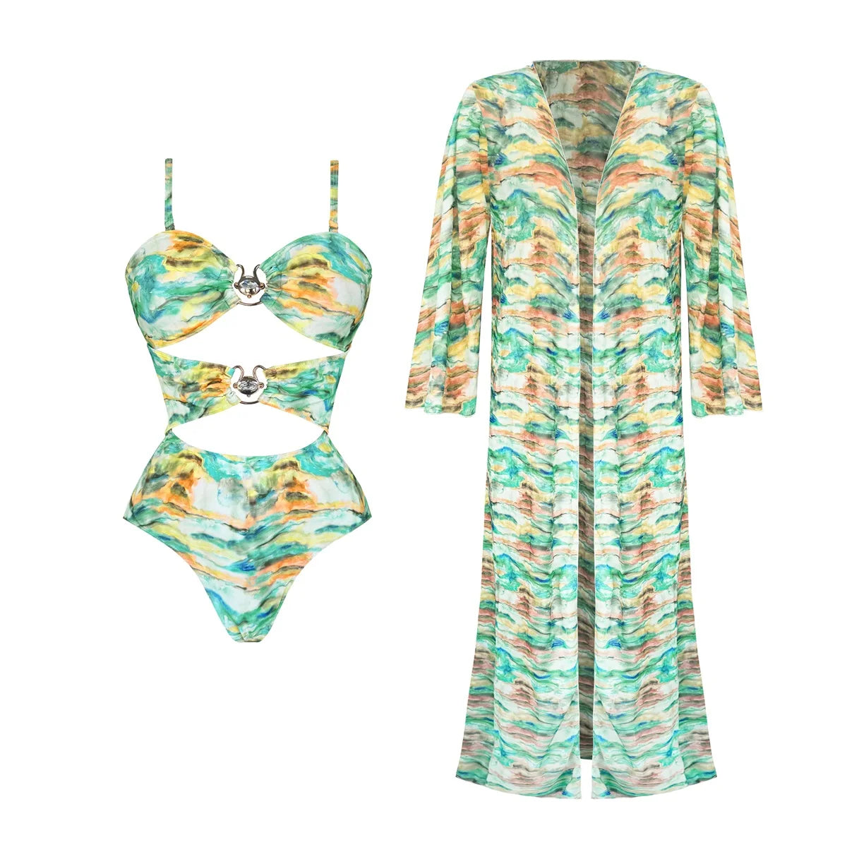 2025 Lotus Leaf Split Bikini