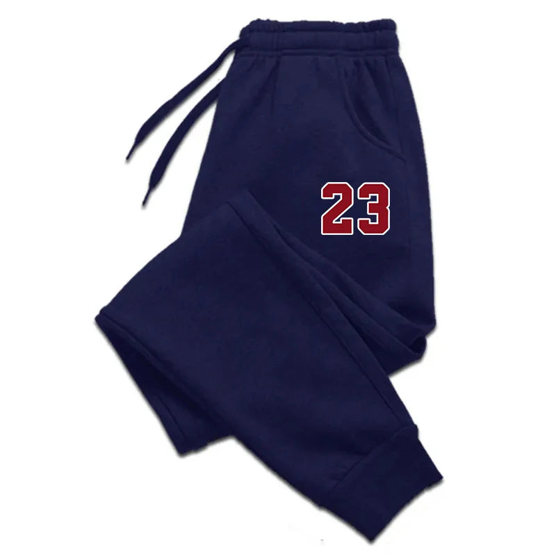 Luxury Print Fleece Jogging Pants