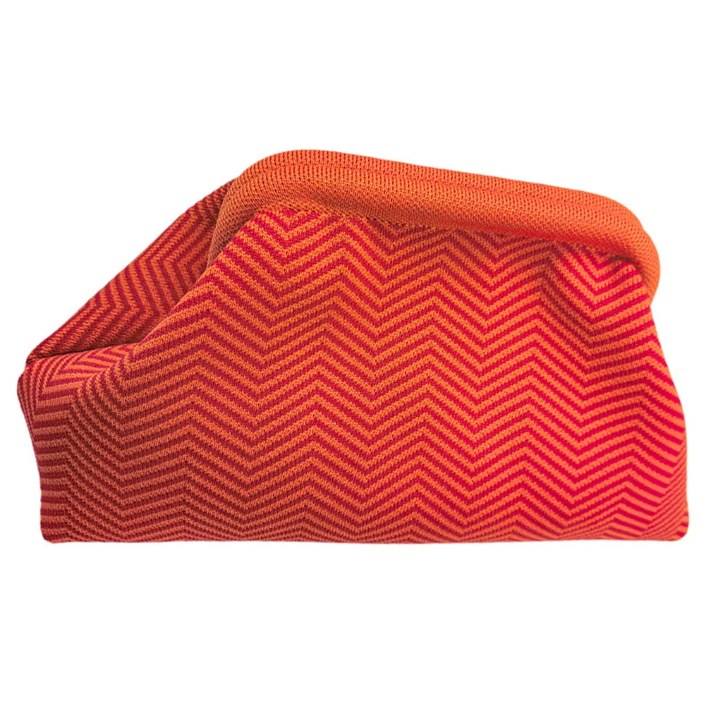Summer Beach Striped Clutch