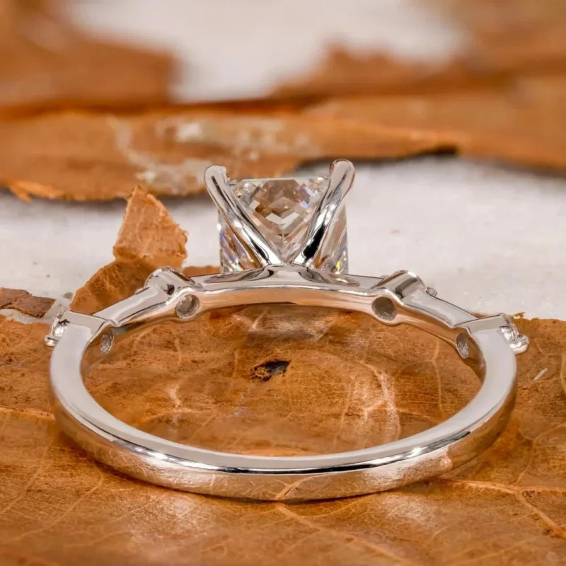 Lab Grown Princess Cut Ring