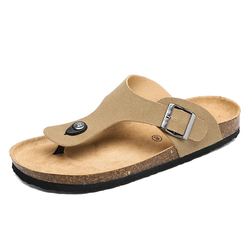 Men’s Casual Cork Flip Flops