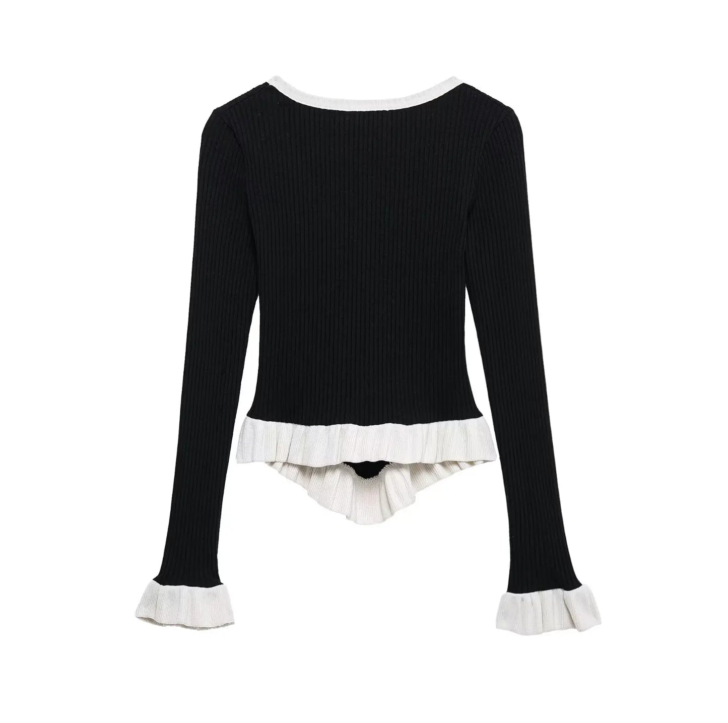 2025 V-Neck Knitted Top