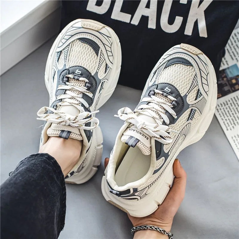 Lightweight Platform Running Sneakers