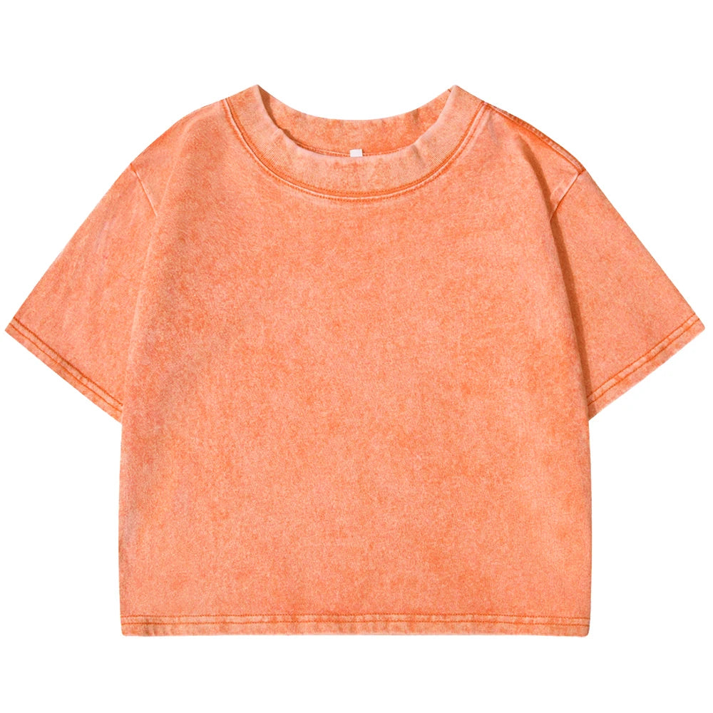 Slim Washed Cotton T-Shirt
