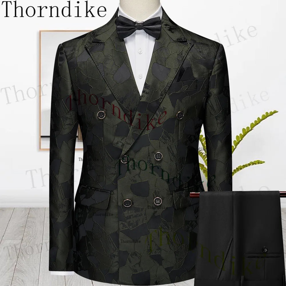 Slim Fit Green Tuxedo