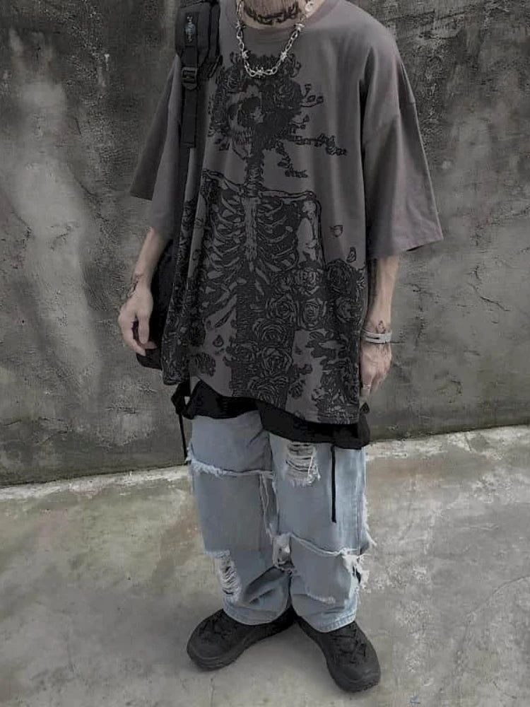 Gothic Skull Street Tee