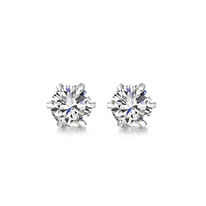 18K Gold Lab-Grown Diamond Earrings