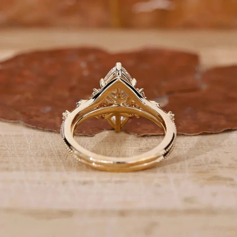 Lab Grown Marquise Diamond Ring