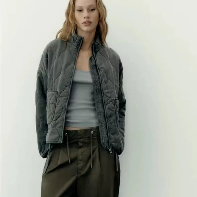 Vintage Quilted Cotton Jacket