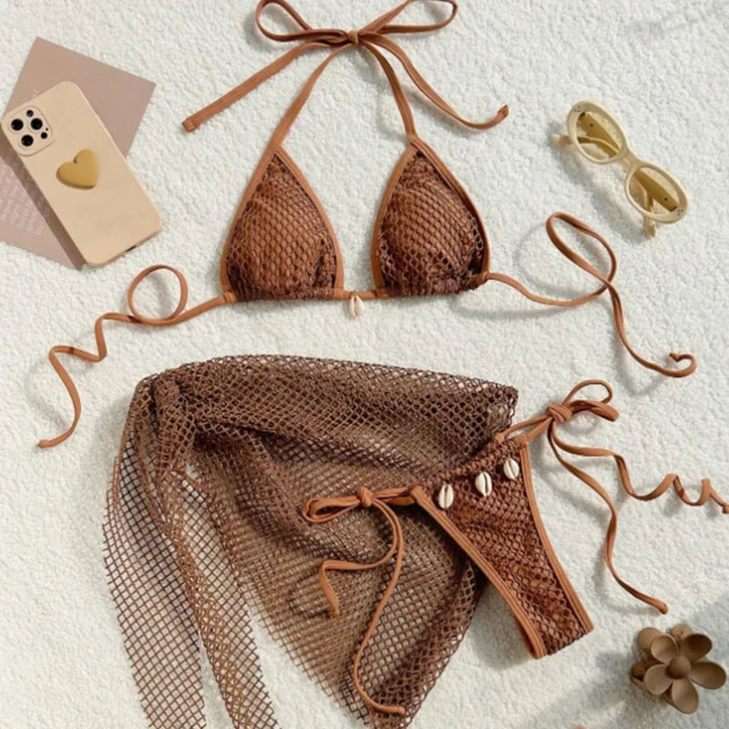 2025 Women’s Three-Piece Bikini Set