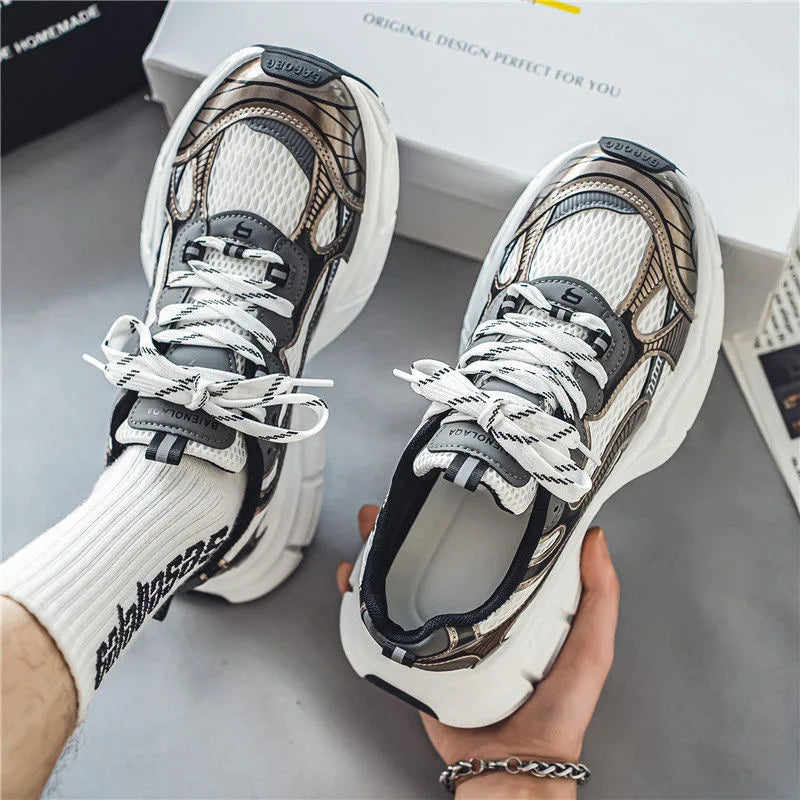 Lightweight Platform Running Sneakers
