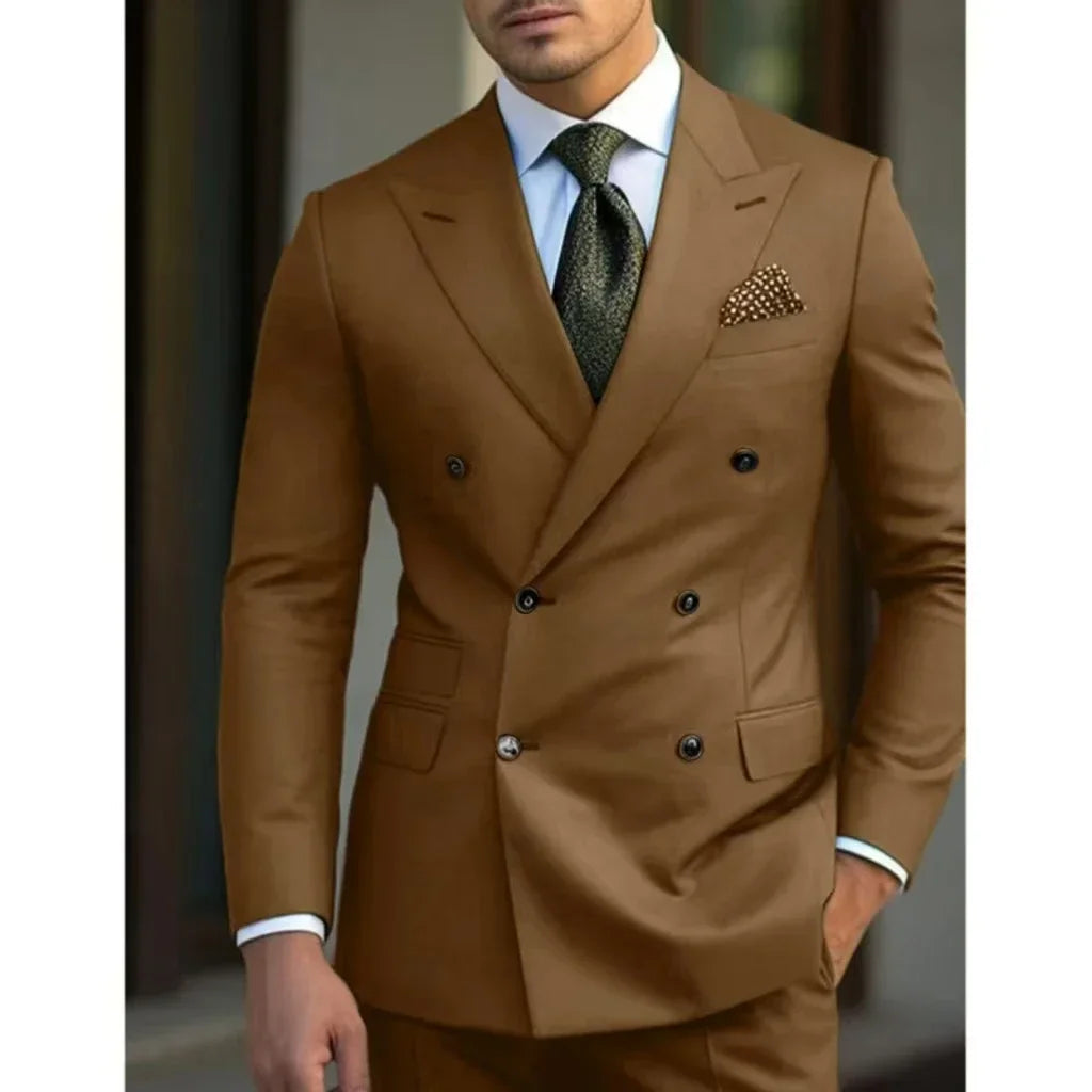 Men’s Summer Slim Suit Set