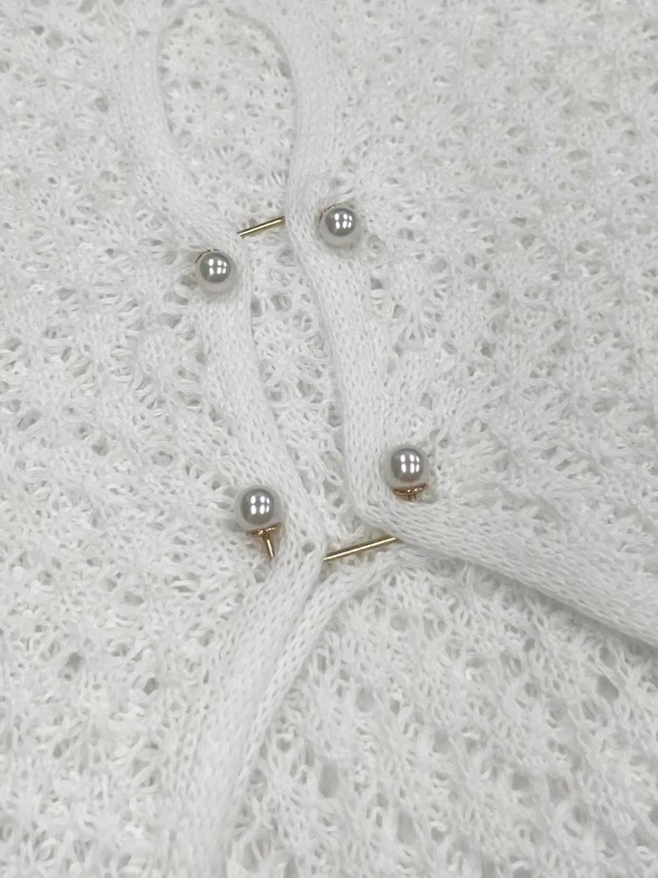 White Knit Cover-Up Dress
2/2