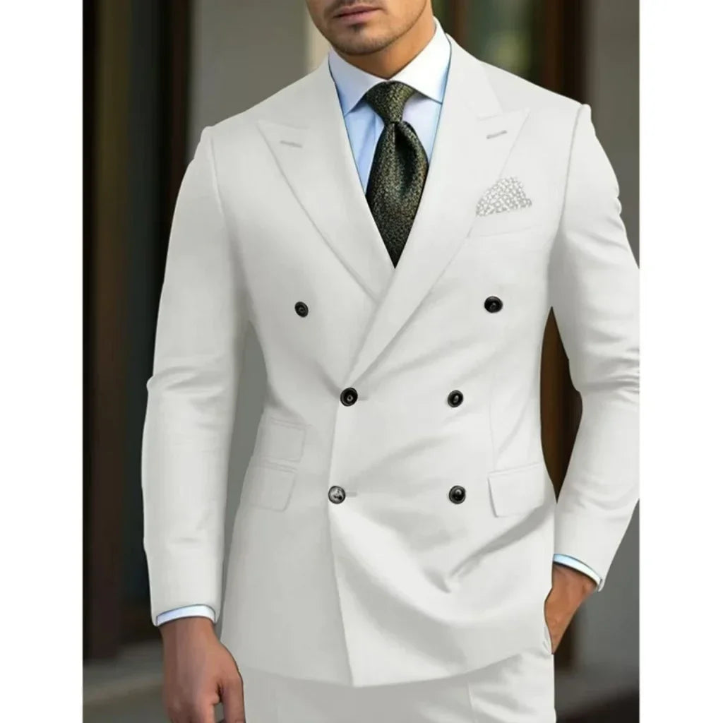 Men’s Summer Slim Suit Set
