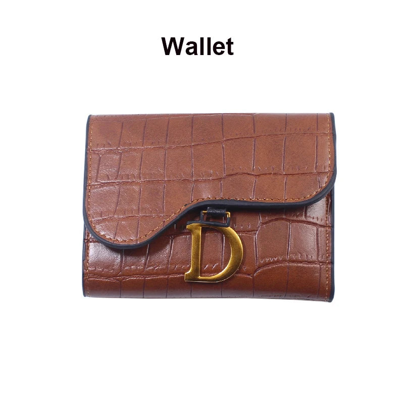 Small Leather Hasp Card Wallet