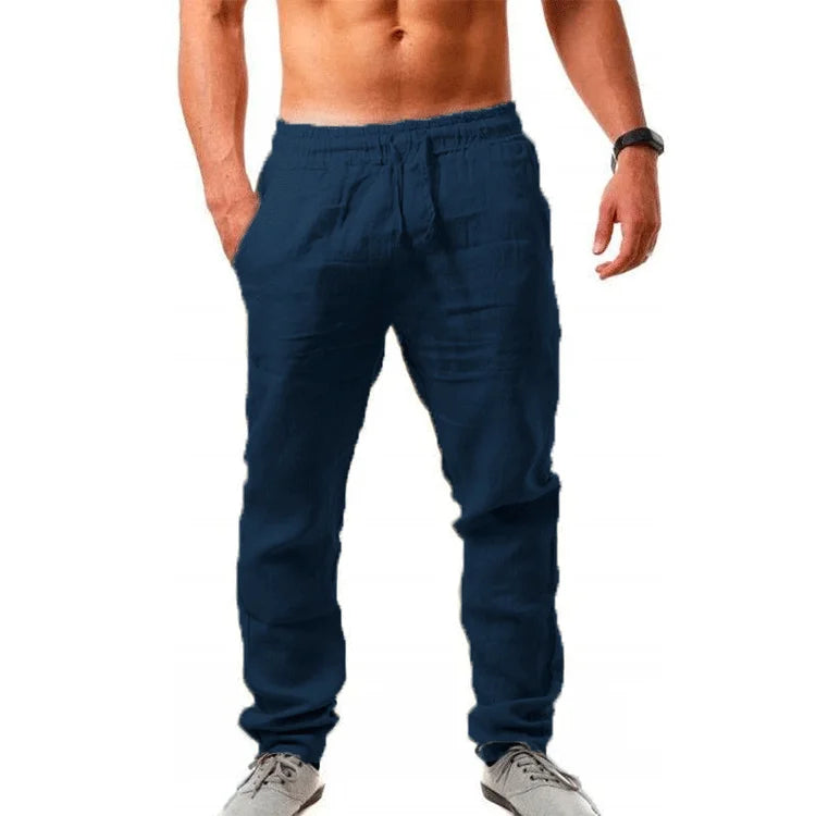 Drawstring Straight Leg Sports Pants