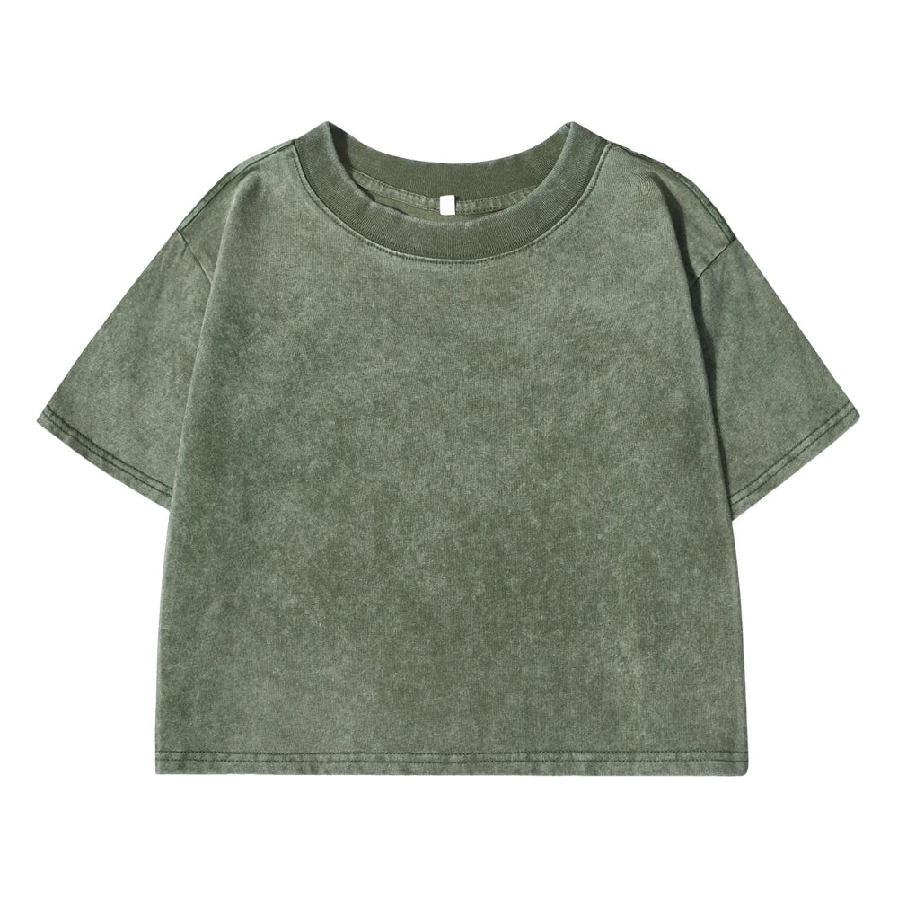 Slim Washed Cotton T-Shirt