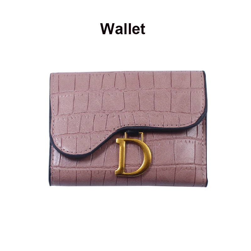Small Leather Hasp Card Wallet