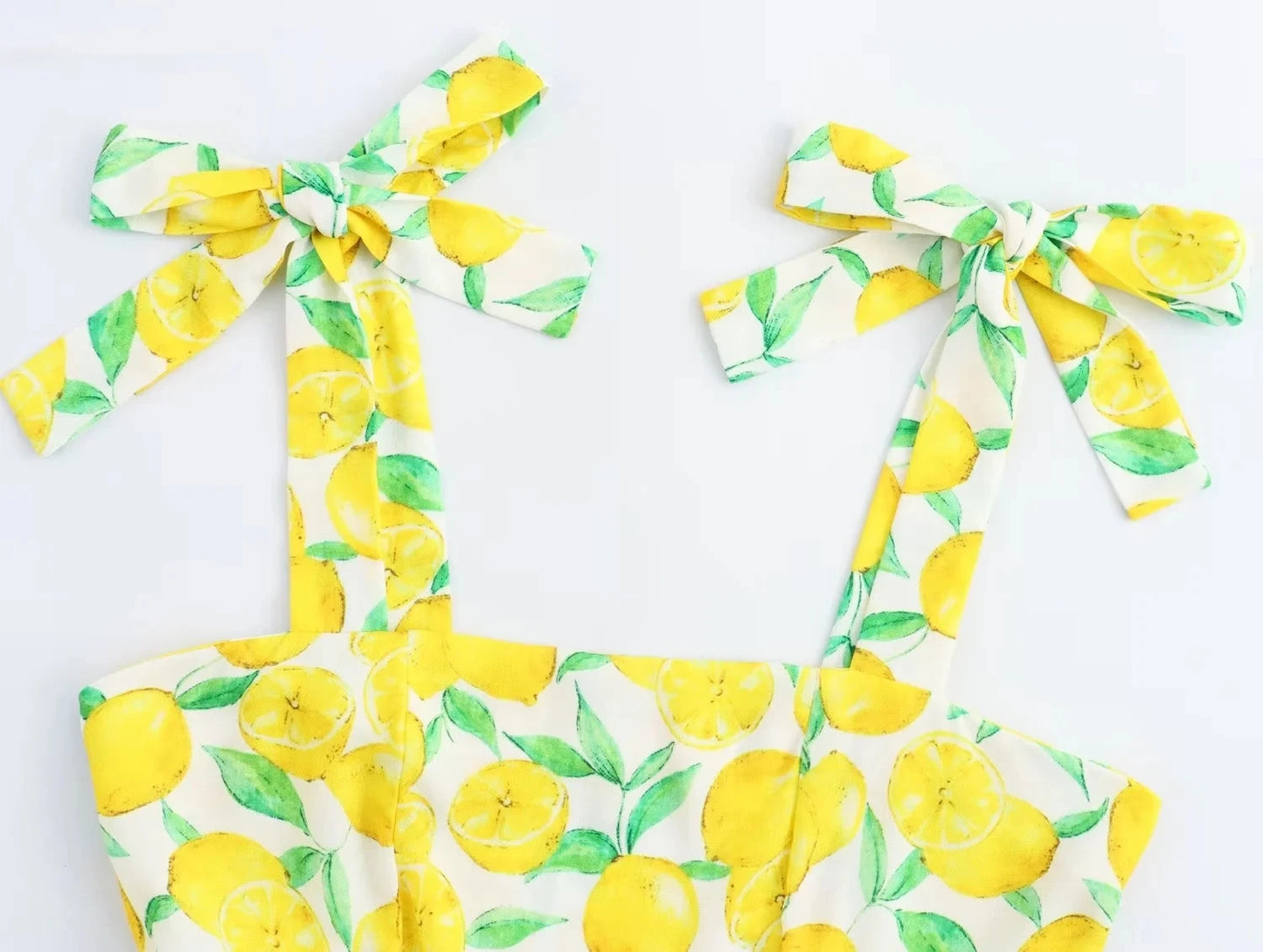 Fruit Print Slip Dress