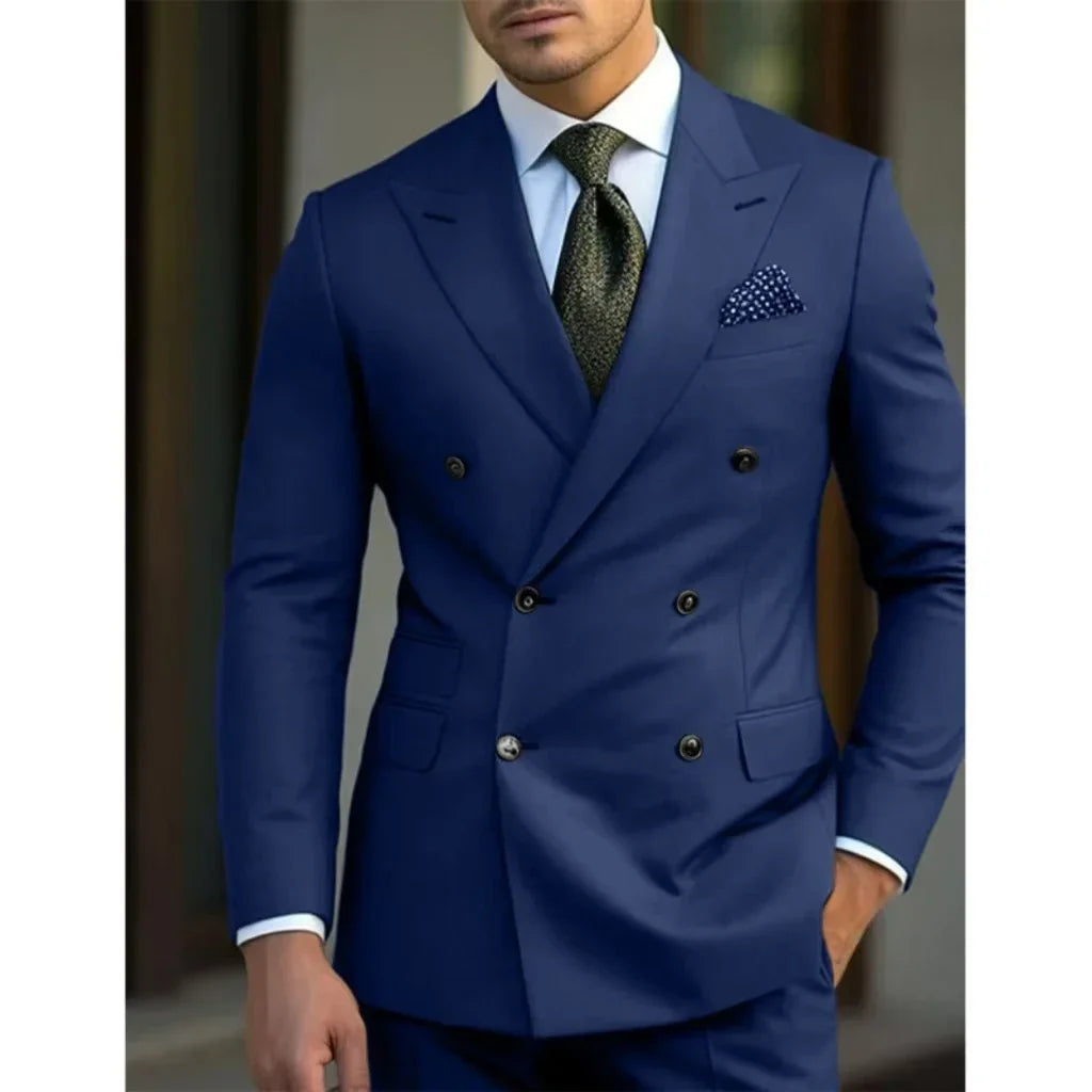 Men’s Summer Slim Suit Set