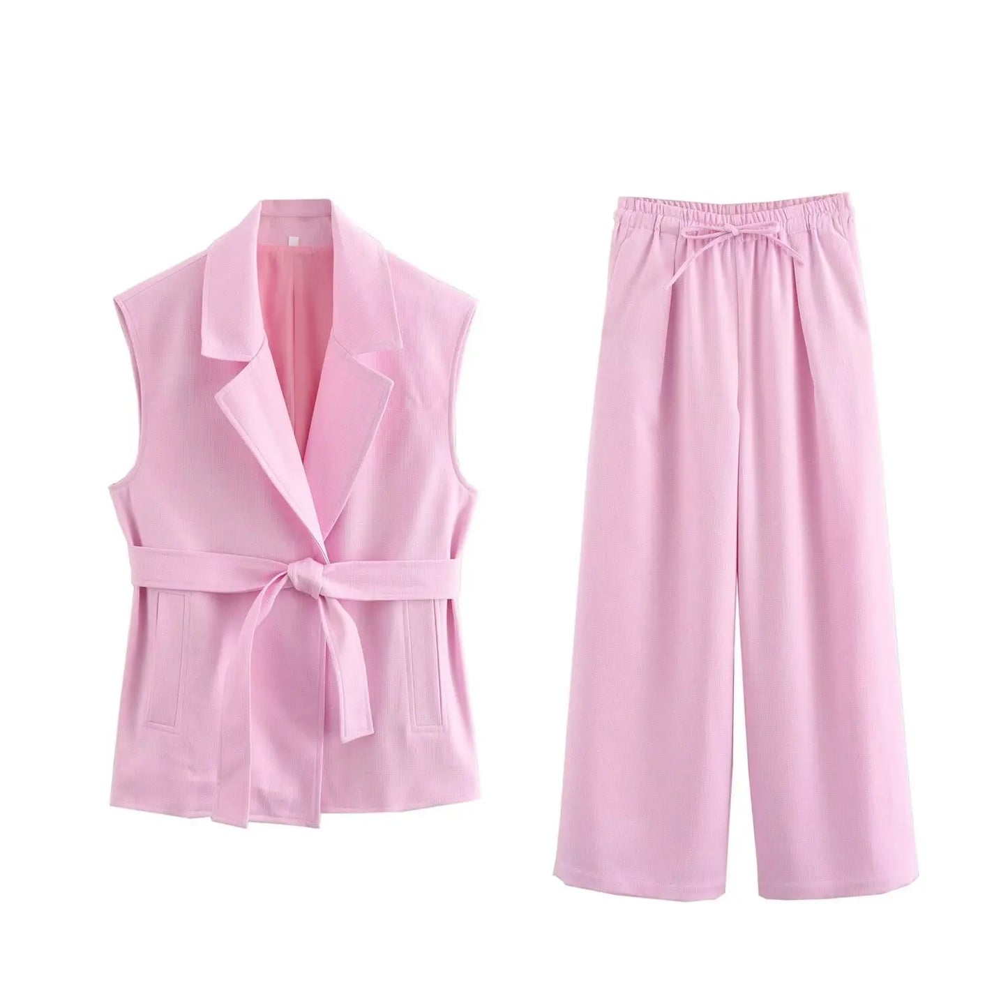 Sleeveless Vest & Pants Set