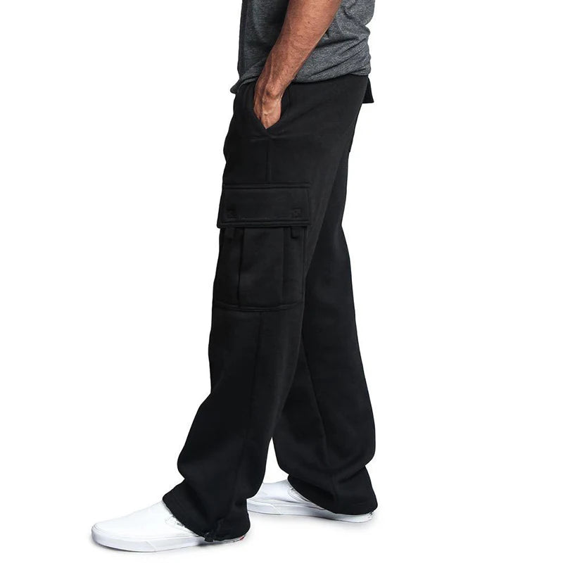 Loose Fit Multi-Pocket Joggers