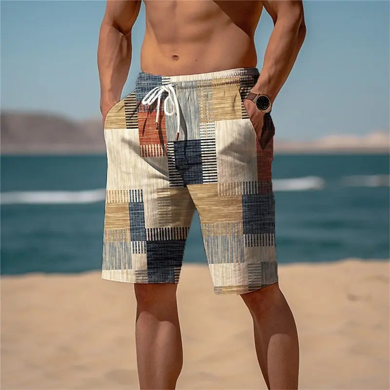 Men’s Gradient Graphic Swim Shorts