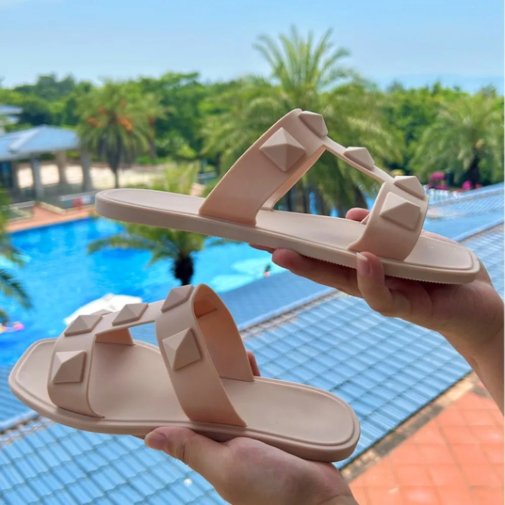 Rivet Roman Flat Sandals