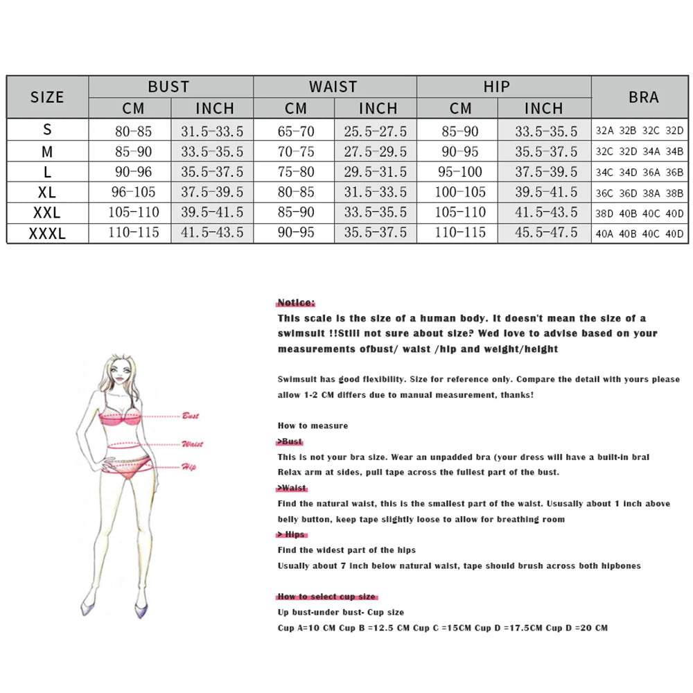 Crochet V-Neck Bikini Set