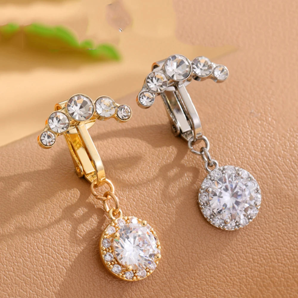 Butterfly Flower Clip Belly Ring