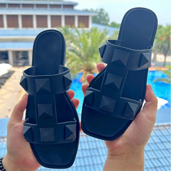 Rivet Roman Flat Sandals