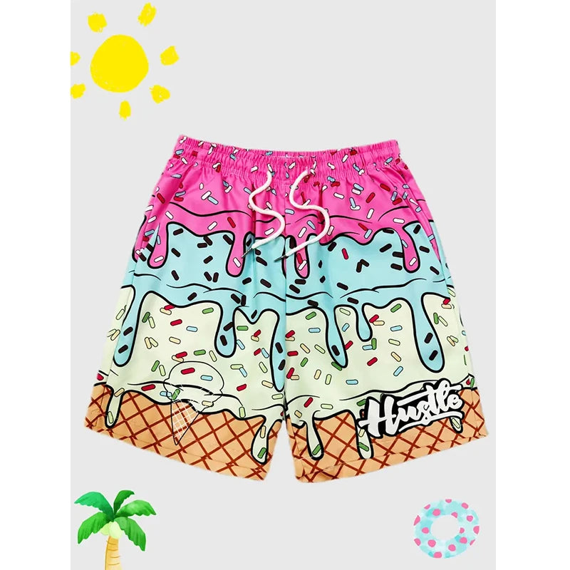 Men’s Ice Cream Graphic Shorts