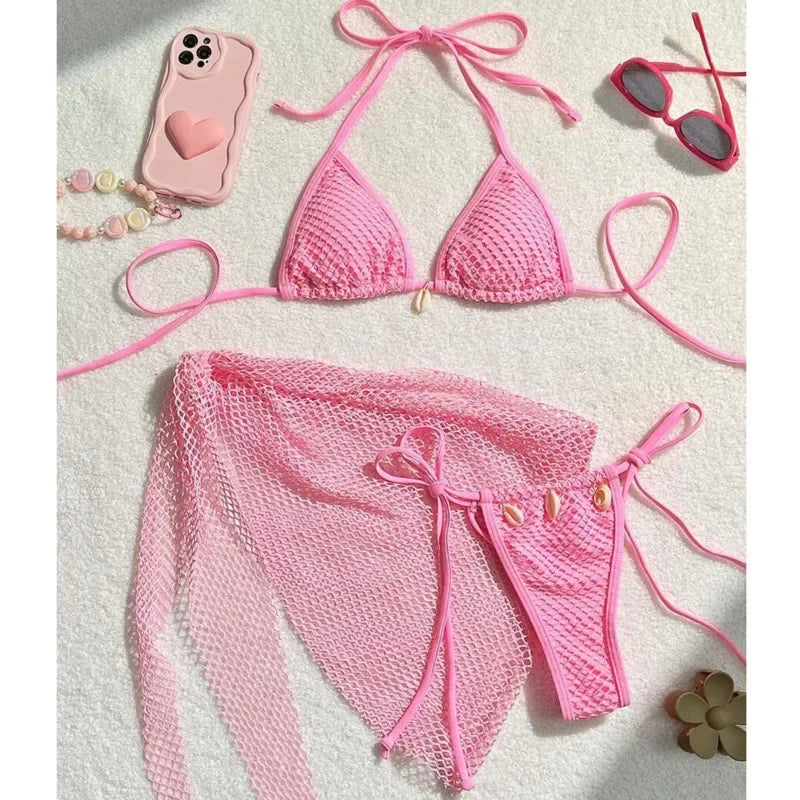 2025 Women’s Three-Piece Bikini Set