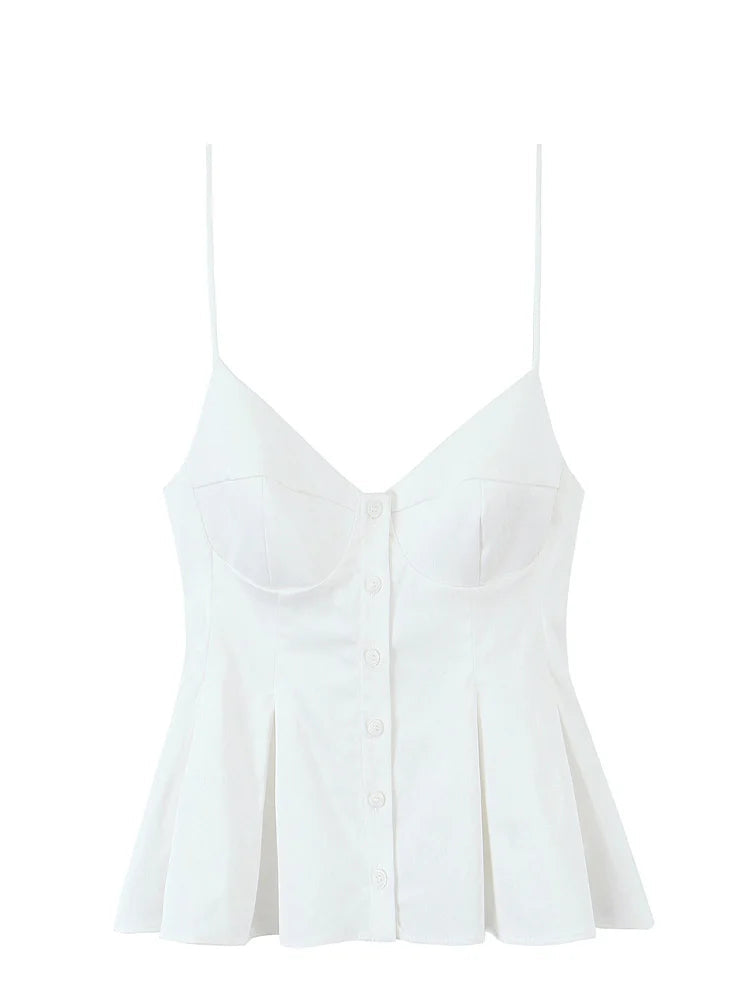 2025 Summer V-Neck Mini Top