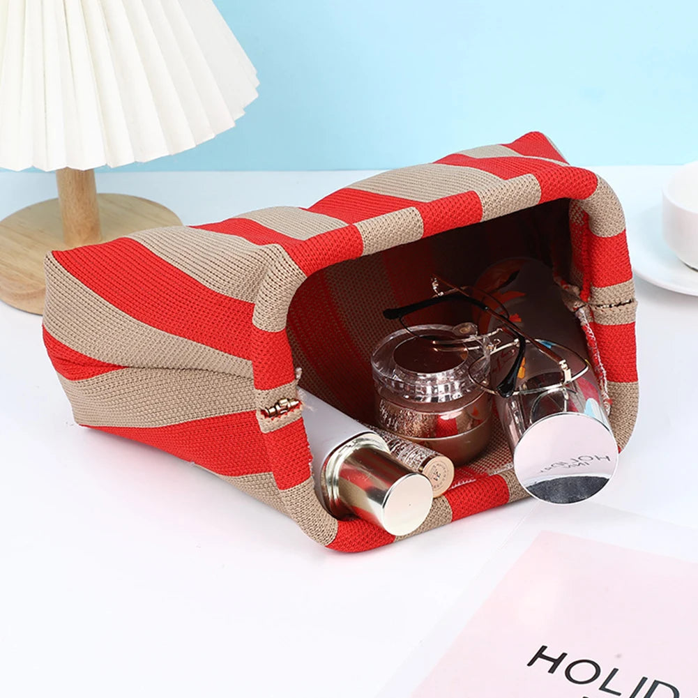 Summer Beach Striped Clutch