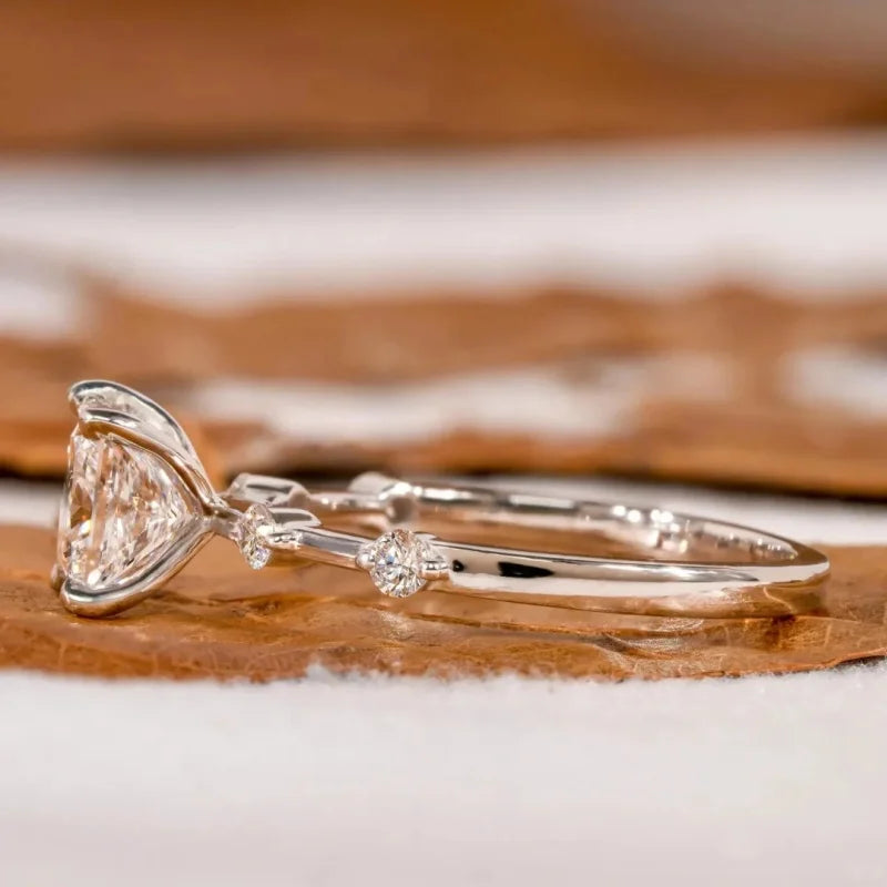 Lab Grown Princess Cut Ring