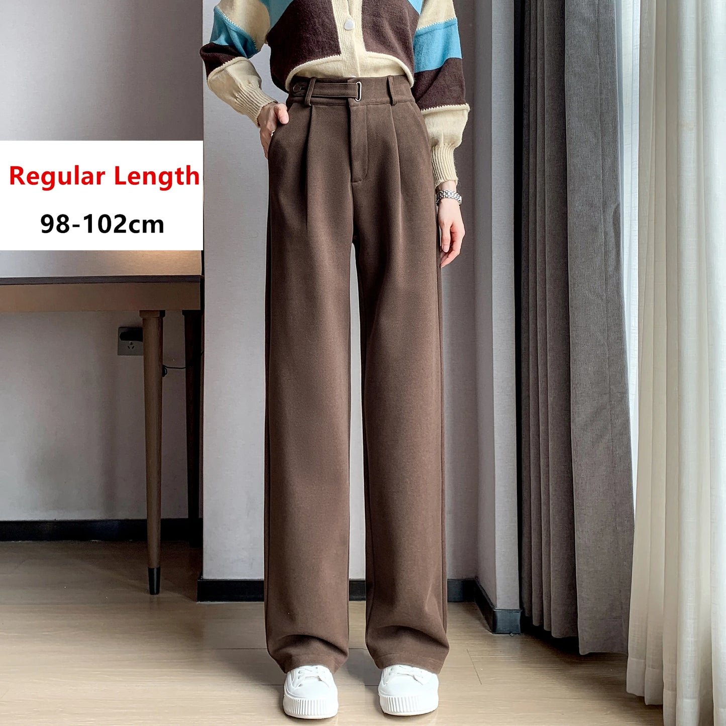 Wool Wide-Leg Trousers
