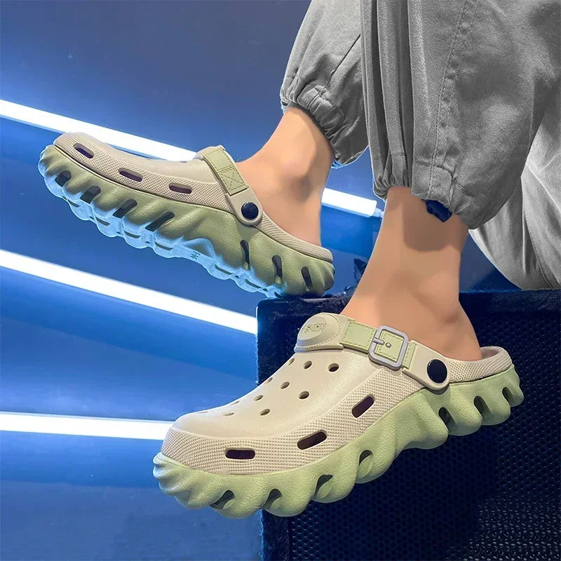 Men’s Green Clogs Summer Slippers