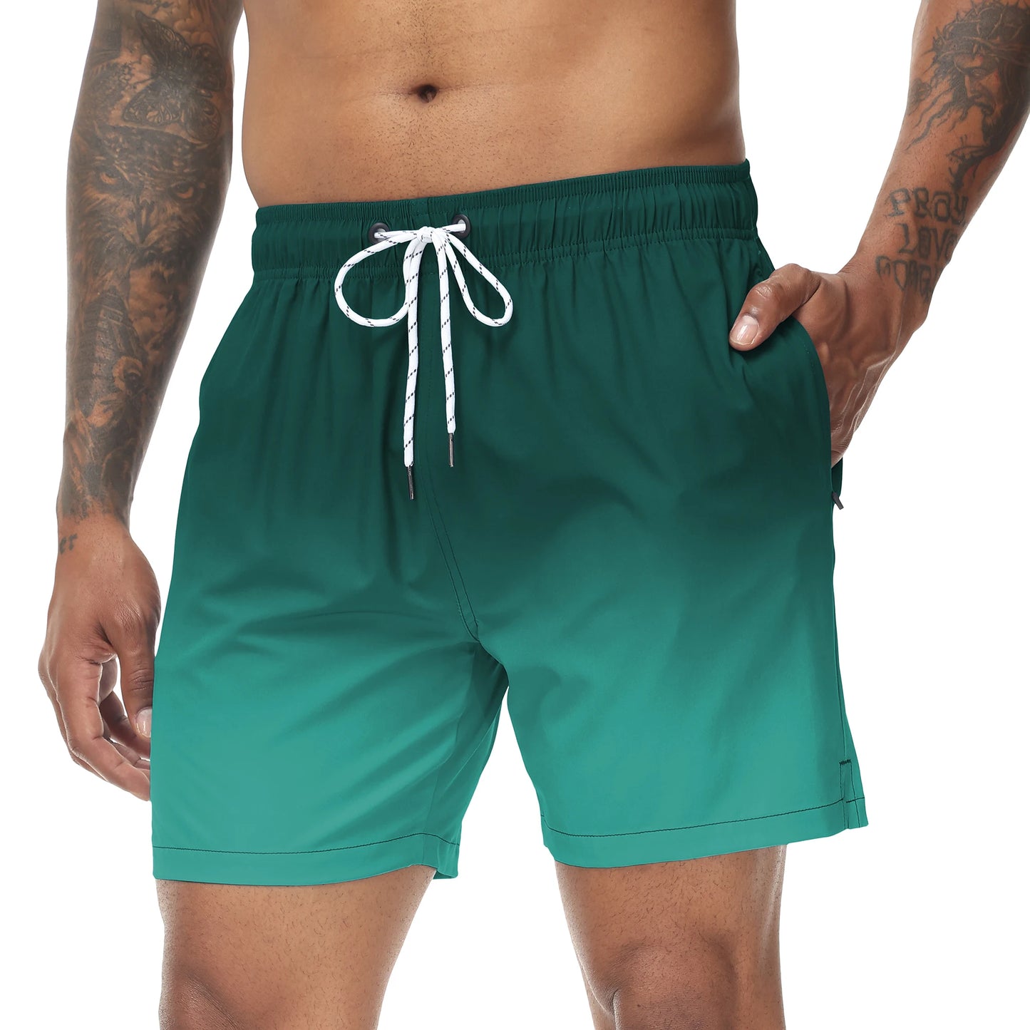 Men’s Gradient Quick-Dry Swim Shorts