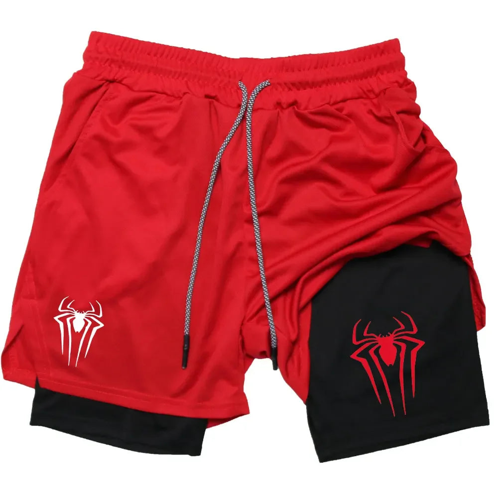 Anime Printed Gym Shorts