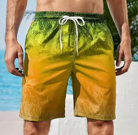 Men’s Gradient Graphic Swim Shorts