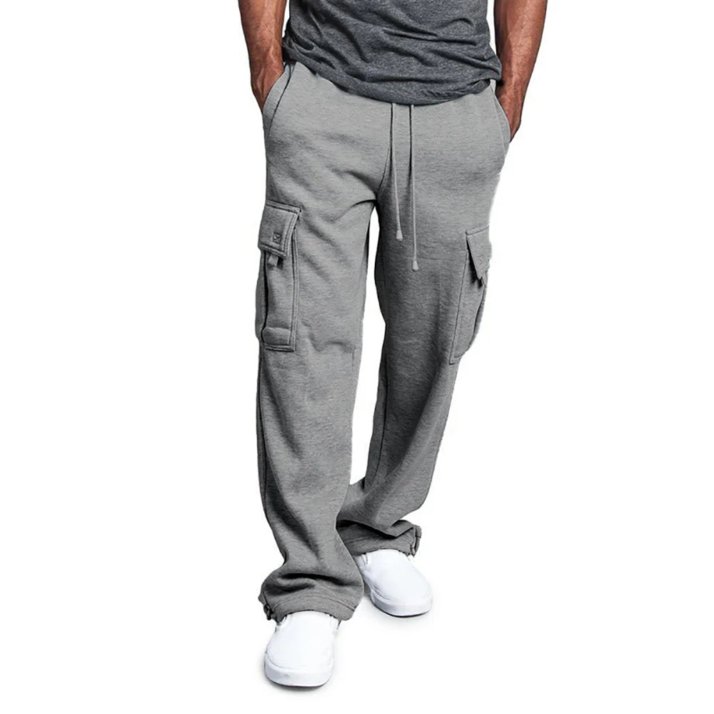 Loose Fit Multi-Pocket Joggers